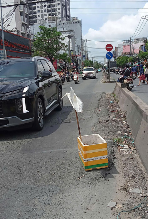 Đường xuống cấp- Ảnh 1.