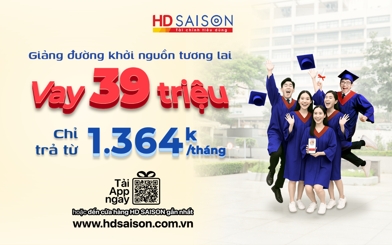 HD SAISON giúp sinh viên đầu tư cho tương lai bằng gói vay học phí