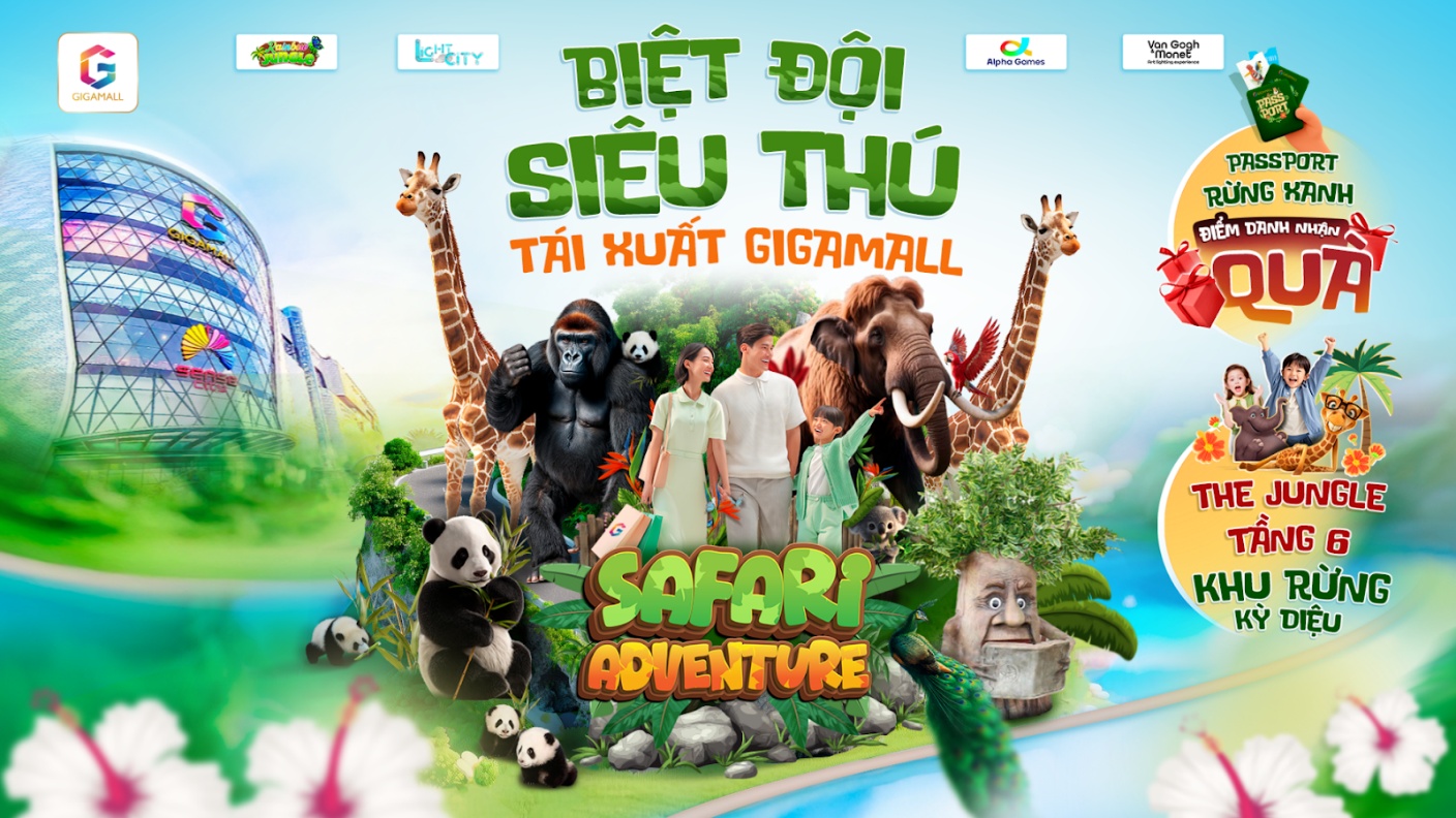 Gigamall ra mắt "Safari Adventure": H&agrave;nh tr&igrave;nh kh&aacute;m ph&aacute; thế giới hoang d&atilde; giữa l&ograve;ng th&agrave;nh phố m&ugrave;a h&egrave;- Ảnh 1.