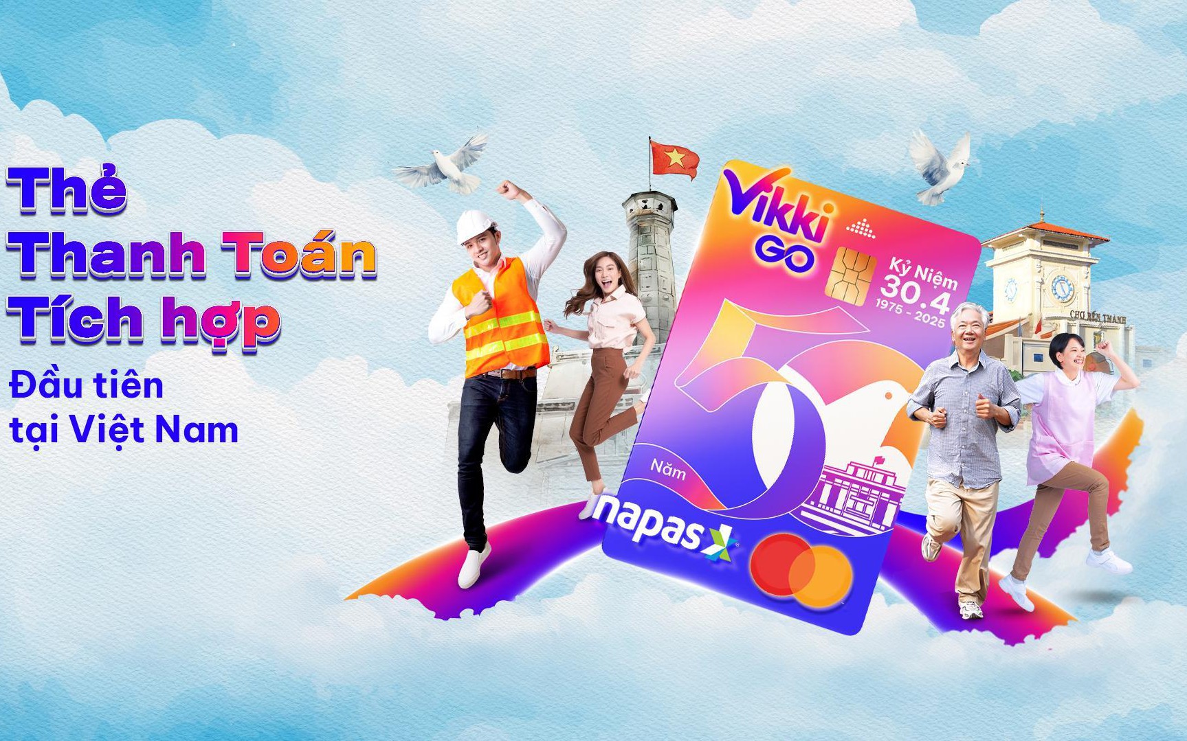 Nâng cấp thẻ chip - nhận ngàn ưu đãi với thẻ Thanh toán tích hợp VikkiGO