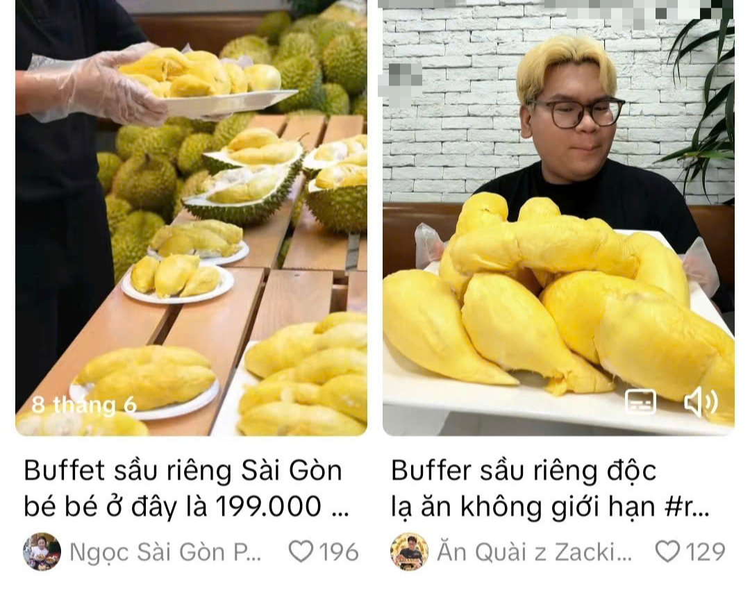 B&aacute;n buffet sầu ri&ecirc;ng 199.000 đồng th&igrave; lời hay lỗ? - Ảnh 1.