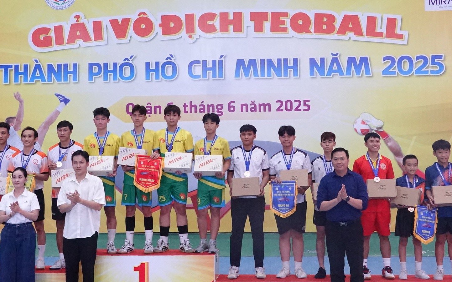 Giải Teqball vô địch TP HCM khép lại trọn vẹn, làm tiền đề cho SEA Games 33