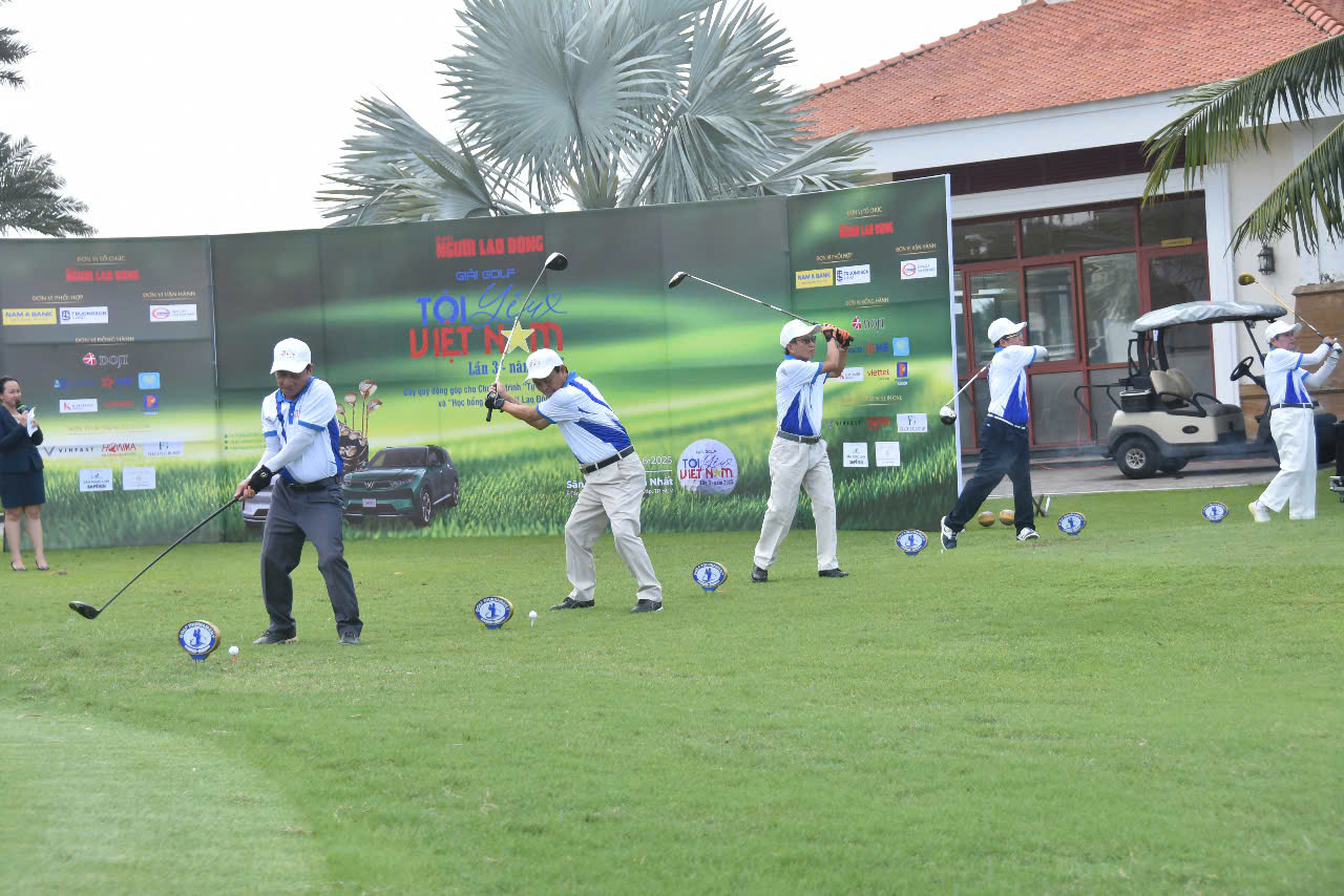 To&agrave;n cảnh khai mạc Giải Golf "T&ocirc;i y&ecirc;u Việt Nam" lần 3 - năm 2025- Ảnh 15.