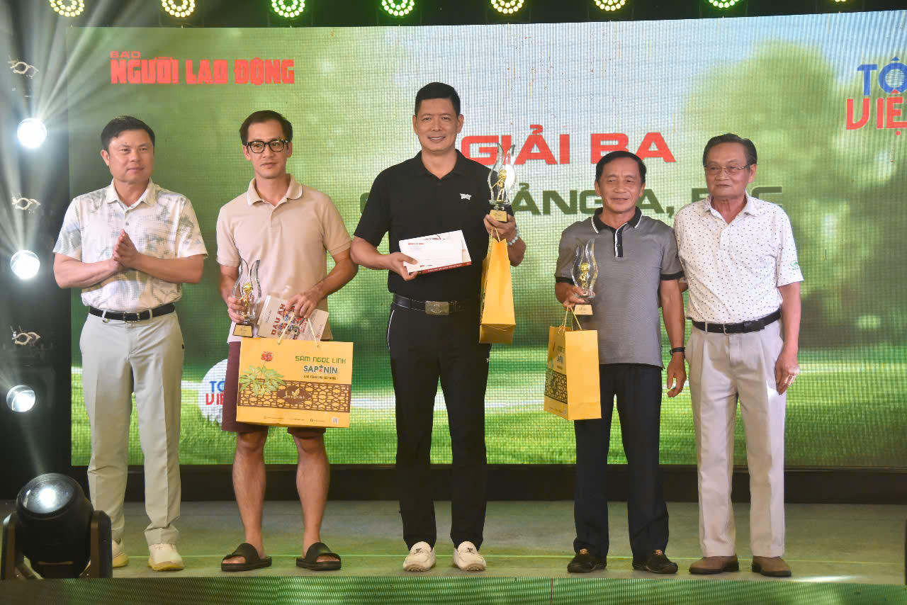 Lễ trao giải v&agrave; bế mạc Giải Golf "T&ocirc;i y&ecirc;u Việt Nam"- Ảnh 7.