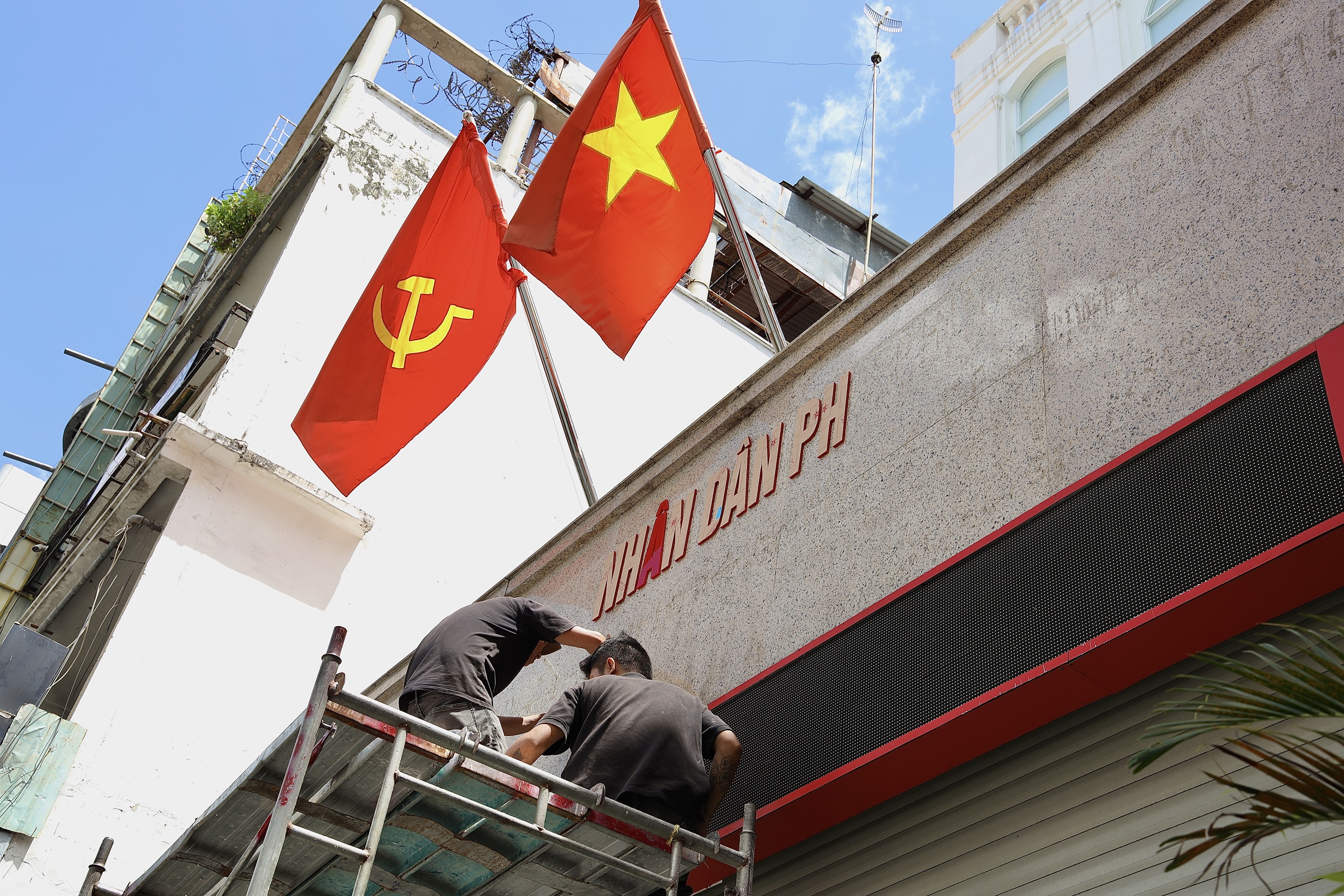 H&igrave;nh ảnh tươi tắn tại nhiều phường x&atilde; mới ở TP HCM s&aacute;ng nay- Ảnh 6.