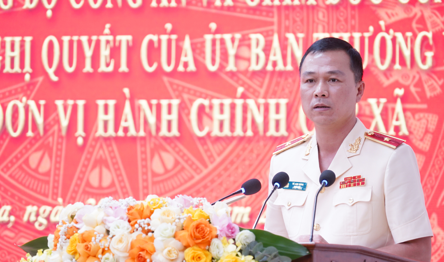 C&ocirc;ng an Thanh H&oacute;a c&ocirc;ng bố quyết định của Bộ C&ocirc;ng an về tổ chức, c&aacute;n bộ- Ảnh 3.