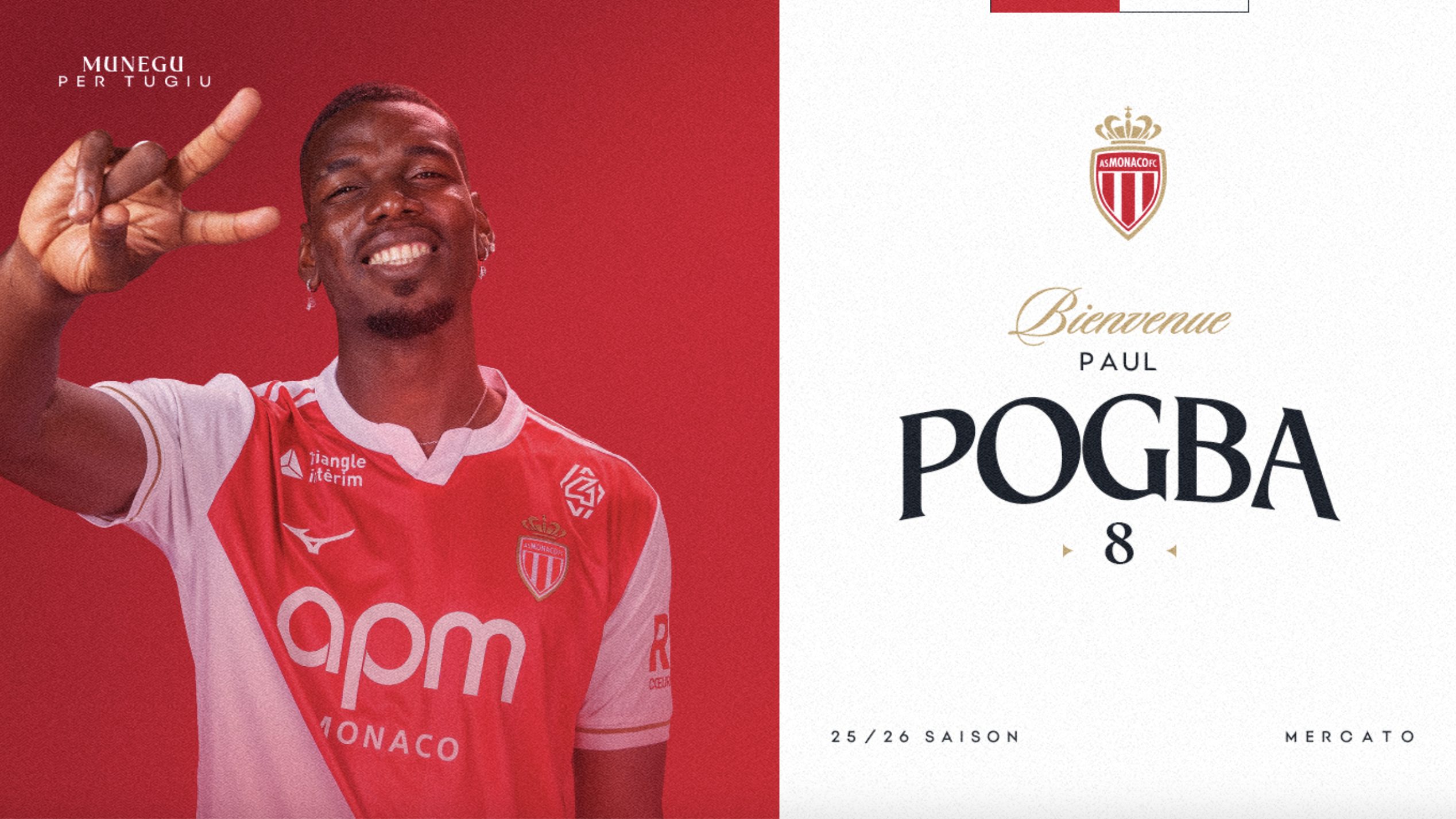 Paul Pogba rơi lệ trong ng&agrave;y k&yacute; hợp đồng với Monaco, ch&iacute;nh thức t&aacute;i xuất s&acirc;n cỏ - Ảnh 5.
