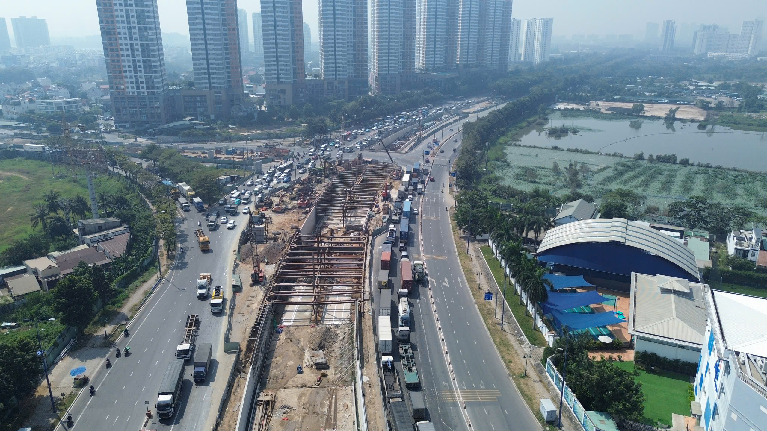 Trưa mai 30-6, th&ocirc;ng xe hầm chui quan trọng cửa ng&otilde; ph&iacute;a Đ&ocirc;ng TP HCM - Ảnh 2.