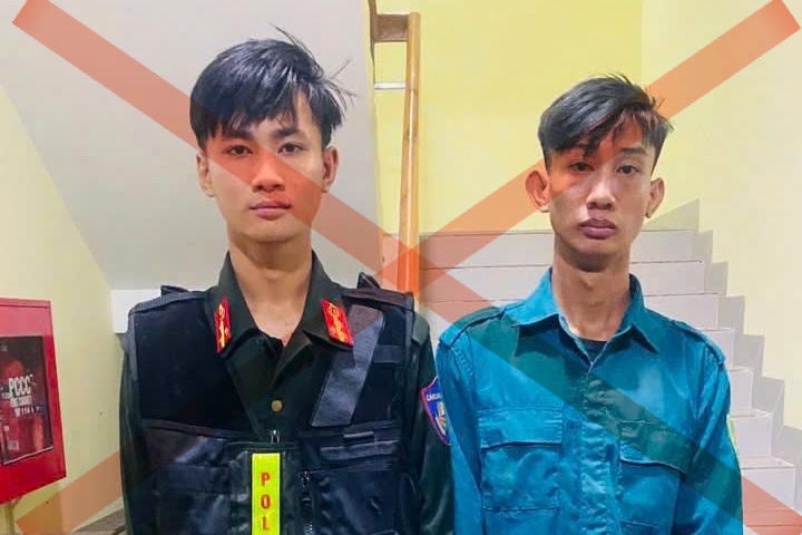 Mua trang phục cảnh s&aacute;t, c&ograve;ng số 8 rồi giả danh c&ocirc;ng an, chặn xe ăn tiền- Ảnh 1.