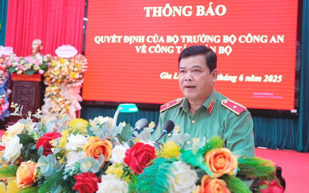 Giám đốc Công an tỉnh Gia Lai nghỉ hưu