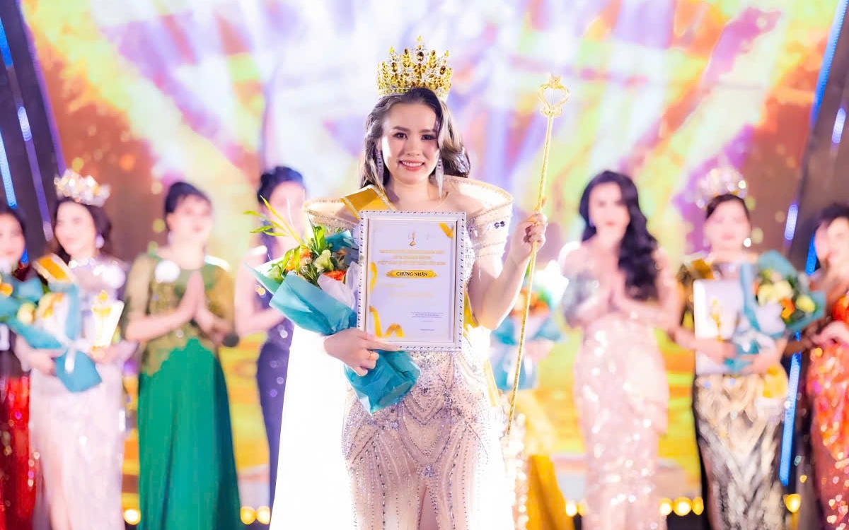 Doanh nhân Đặng Thị Mỹ đăng quang Hoa hậu Diva Doanh nhân Việt Nam Quốc tế Toàn cầu 2025
