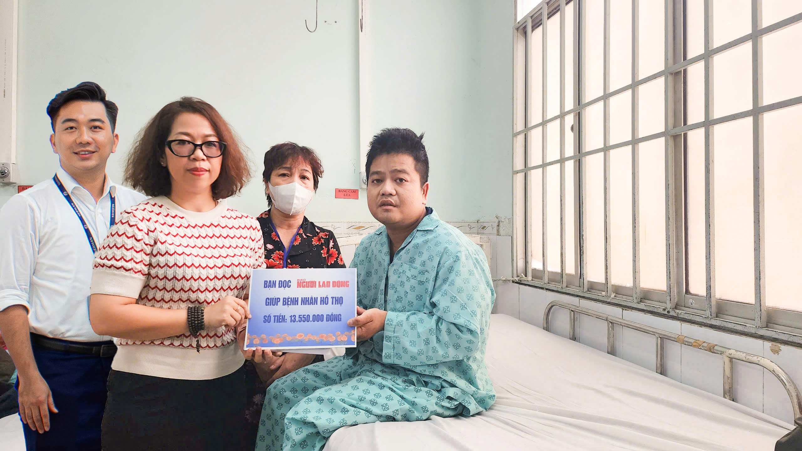 Bạn đọc hỗ trợ bệnh nh&acirc;n Hồ Thọ hơn 13 triệu đồng - Ảnh 1.