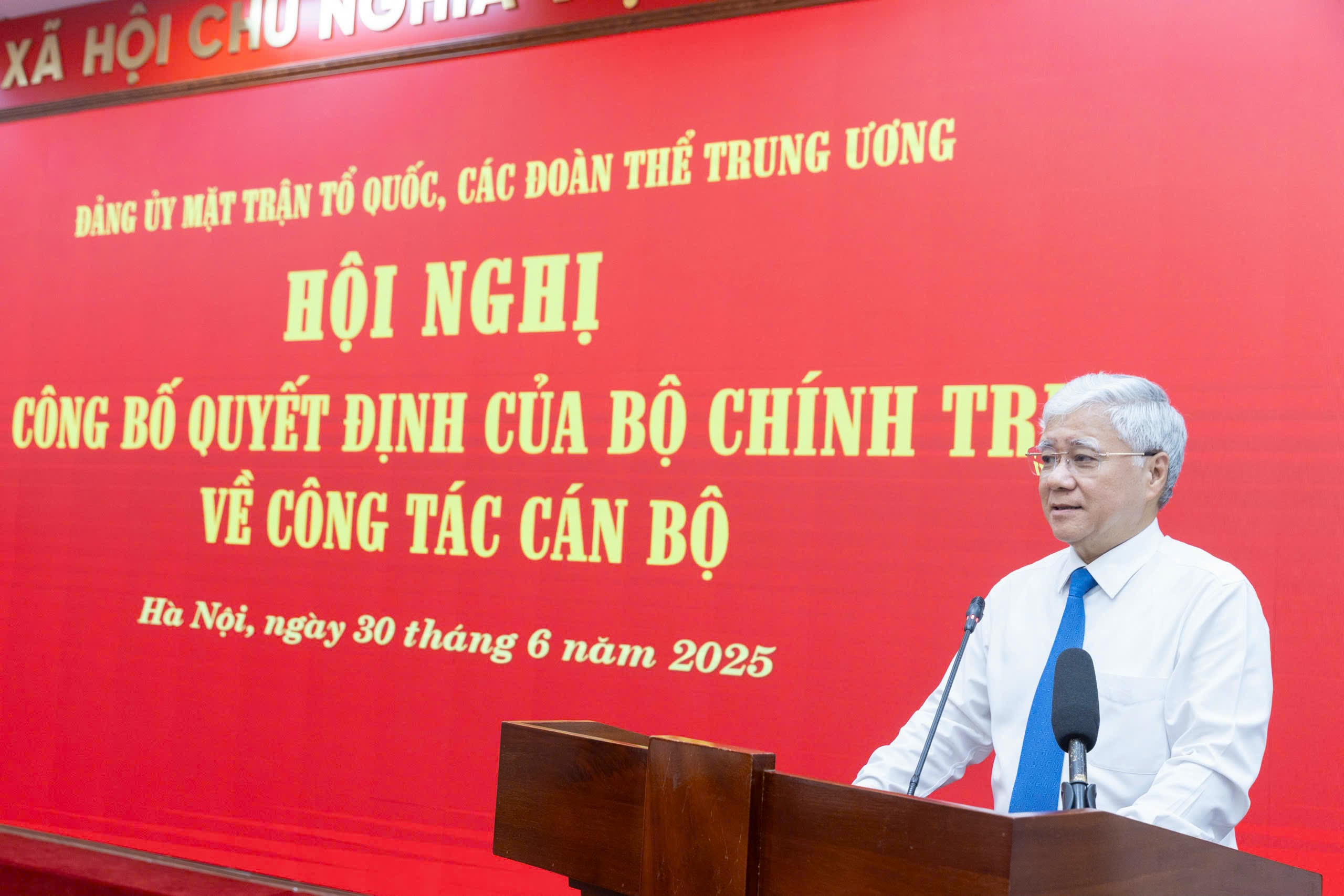 Công bố Quyết định thành lập 19 ban, đơn vị Cơ quan Ủy ban Trung ương MTTQ Việt Nam- Ảnh 3.