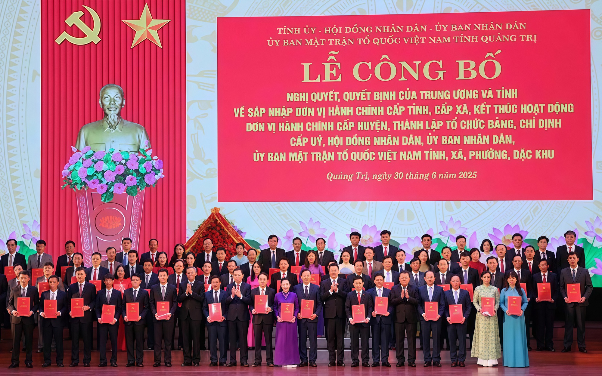 Quảng Trị: Công bố danh sách 78 Bí thư xã, phường, đặc khu sau sáp nhập