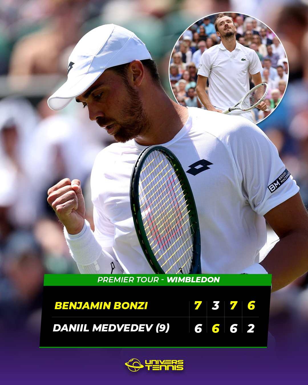 Medvedev g&acirc;y thất vọng, bị loại ngay v&ograve;ng gửi xe ở Wimbledon- Ảnh 1.