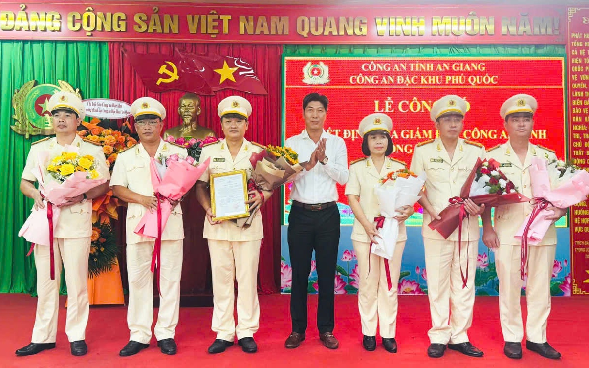 Thượng tá Đinh Xuân Trường giữ chức Trưởng Công an đặc khu Phú Quốc