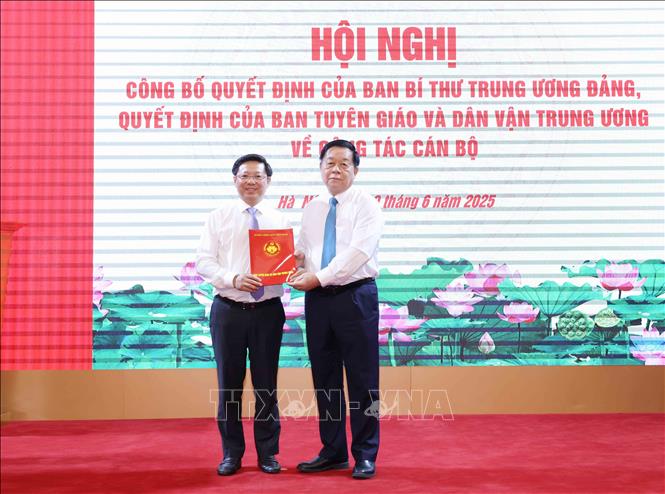 Ông Trần Thanh Lâm giữ chức Phó trưởng Ban Tuyên giáo và Dân vận Trung ương - Ảnh 1.