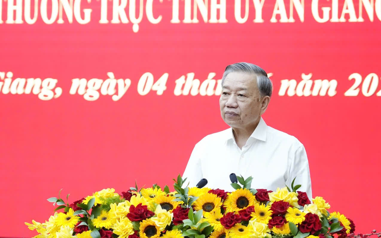 Làm việc với Kiên Giang và An Giang, Tổng Bí thư đề nghị "tránh tâm lý phân biệt tỉnh tôi, tỉnh anh"