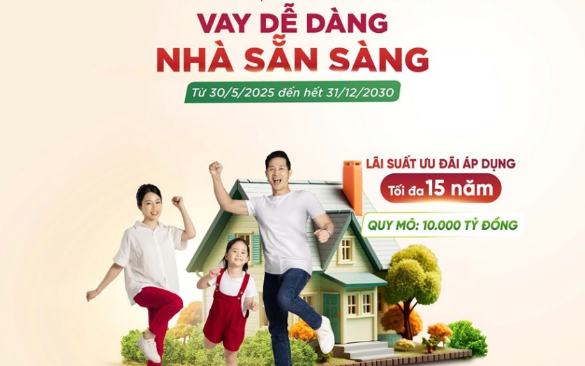 Agribank ưu đãi lãi suất cho người trẻ mua nhà ở xã hội