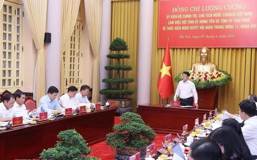 Hợp nhất 2 tỉnh Hưng Y&ecirc;n v&agrave; Th&aacute;i B&igrave;nh l&agrave; bước đi chiến lược, lựa chọn c&oacute; t&iacute;nh đột ph&aacute;- Ảnh 1.