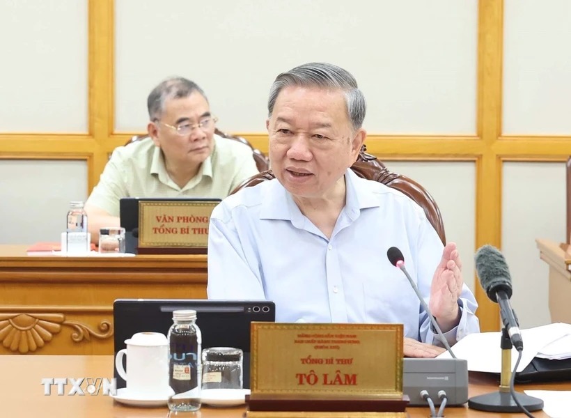 Tổng Bí thư Tô Lâm: Bố trí, sắp xếp cán bộ đúng nguyên tắc, không để phát sinh phức tạp nội bộ- Ảnh 2.