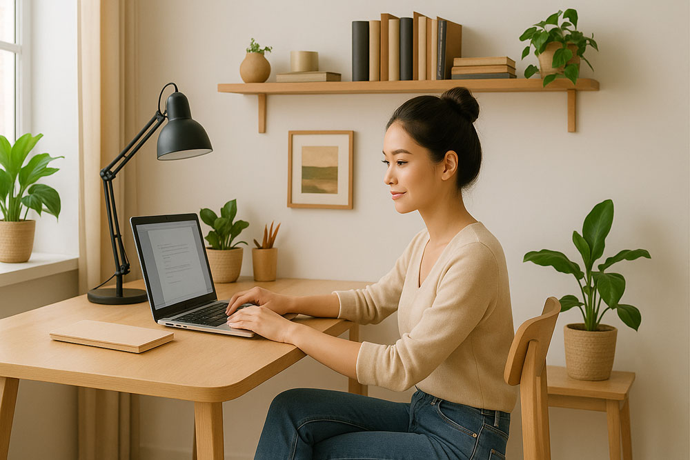 G&oacute;c l&agrave;m việc đẹp gi&uacute;p tăng hiệu suất - Ảnh 1.