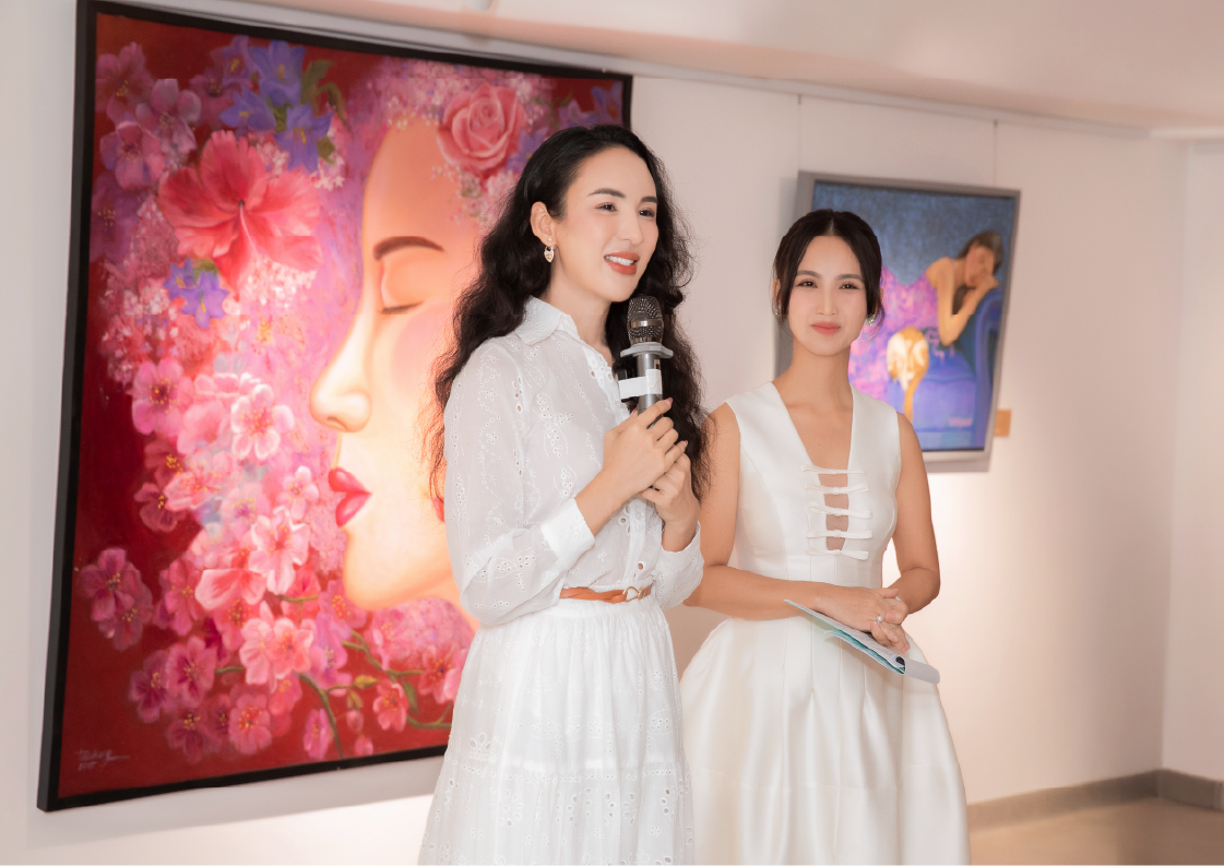 Hoa hậu Ngọc Diễm ra mắt không gian nghệ thuật Ngọc Nam Phương Art Gallery- Ảnh 3.