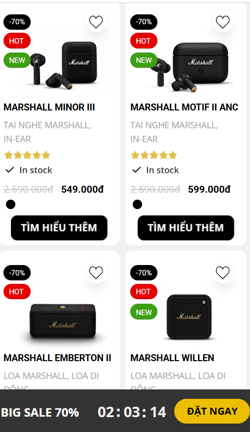 Sản phẩm giả mạo thương hiệu Marshall b&aacute;n tr&agrave;n lan tr&ecirc;n mạng - Ảnh 1.