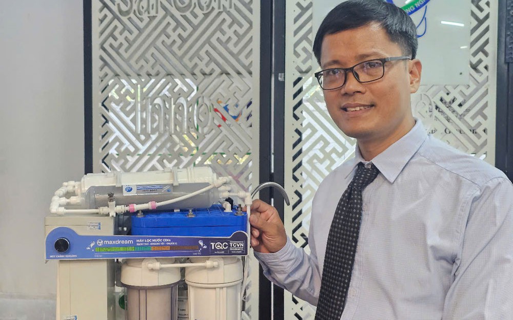 Tạo nước tinh khiết không cần hóa chất