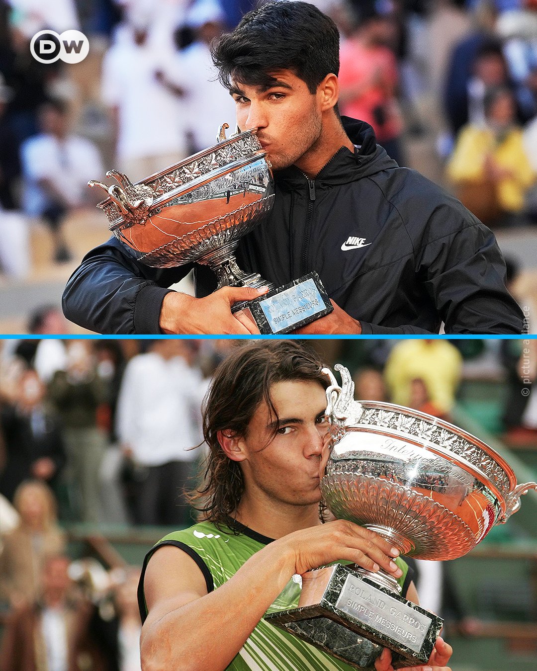 Alcaraz v&ocirc; địch Grand Slam thứ 5 ở c&ugrave;ng độ tuổi với Nadal- Ảnh 2.