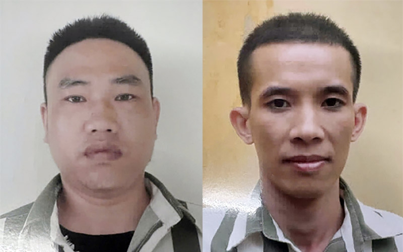 Bắt 2 phạm nhân nguy hiểm trốn khỏi trại giam Bộ Công an
