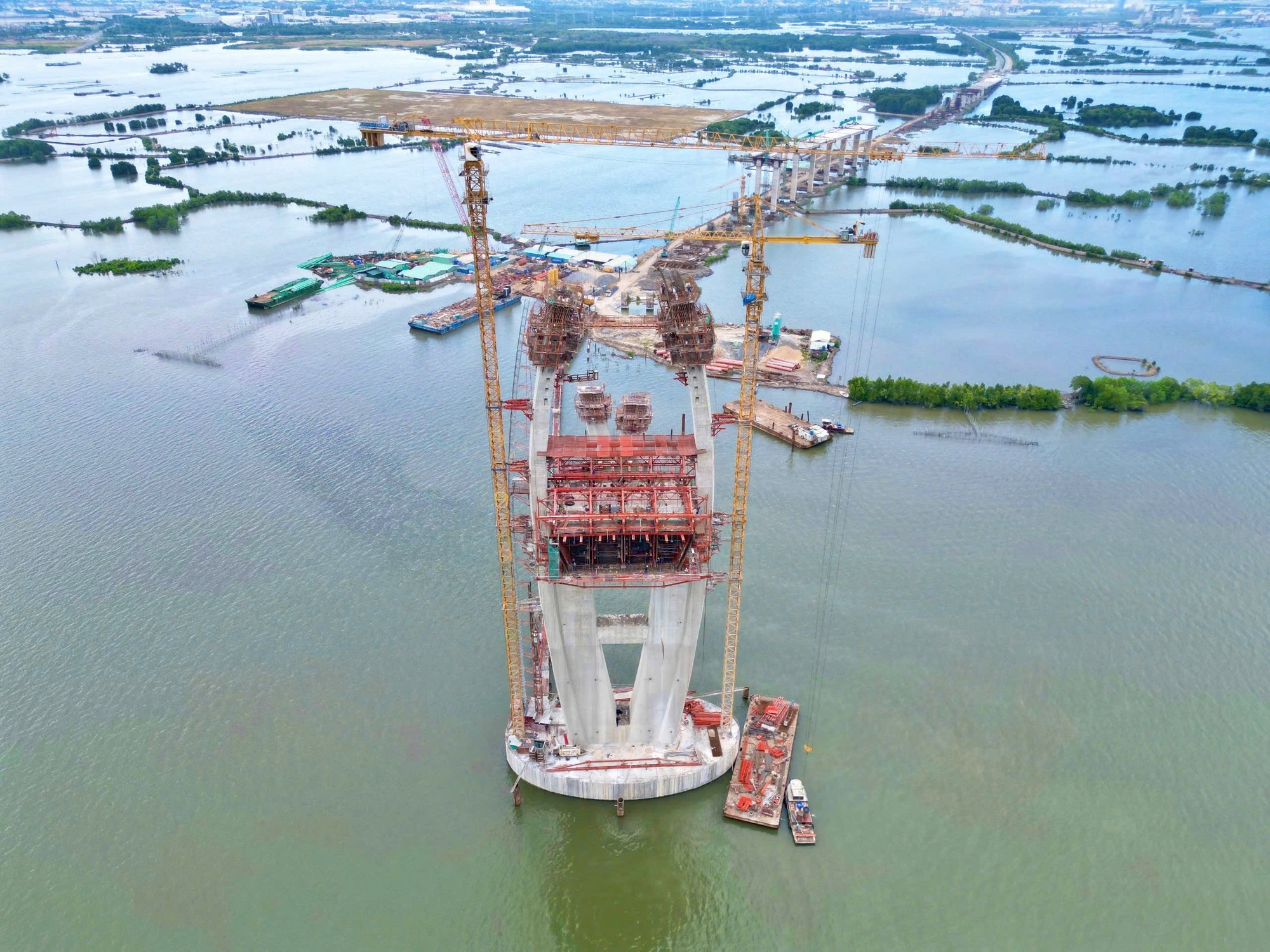 Cận cảnh dự &aacute;n cầu c&oacute; nhịp ch&iacute;nh d&agrave;i nhất Đ&ocirc;ng Nam &Aacute;, nối B&agrave; Rịa - Vũng T&agrave;u với Đồng Nai- Ảnh 1.