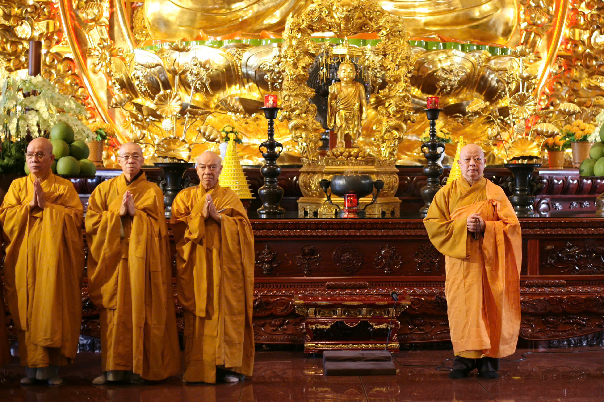Ba hồi chu&ocirc;ng, trống B&aacute;t Nh&atilde; ng&acirc;n vang, nguyện cầu quốc th&aacute;i d&acirc;n an - Ảnh 5.