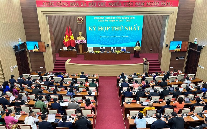 HĐND tỉnh Quảng Ngãi khai mạc kỳ họp đặc biệt