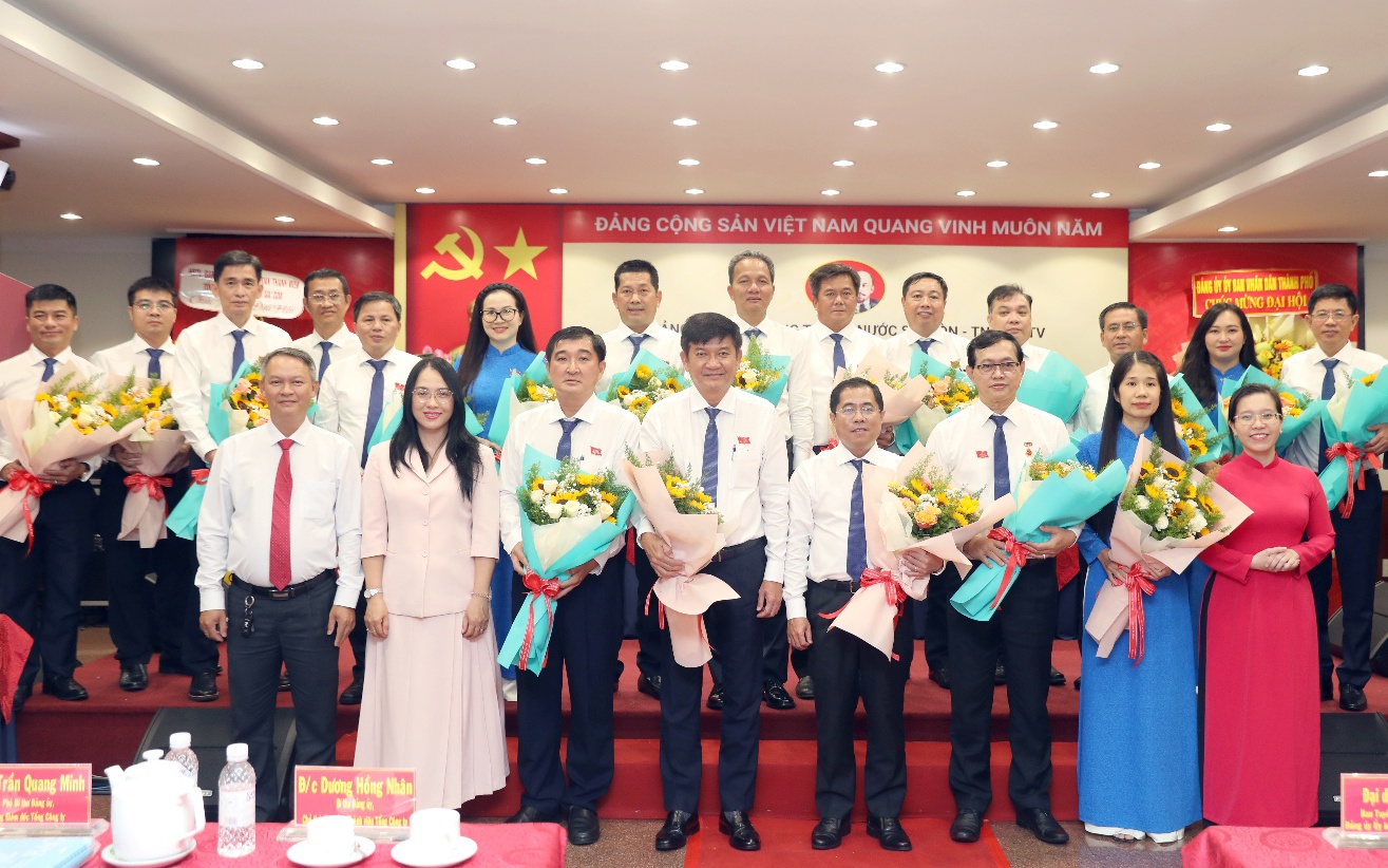 Đại hội đại biểu Đảng bộ Tổng Công ty Cấp nước Sài Gòn lần thứ V diễn ra trang trọng