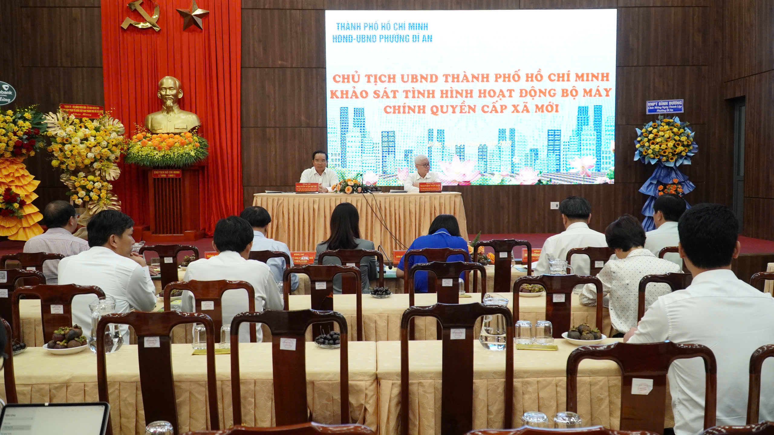 H&igrave;nh ảnh Chủ tịch UBND TP HCM Nguyễn Văn Được khảo s&aacute;t tại phường Dĩ An - Ảnh 2.