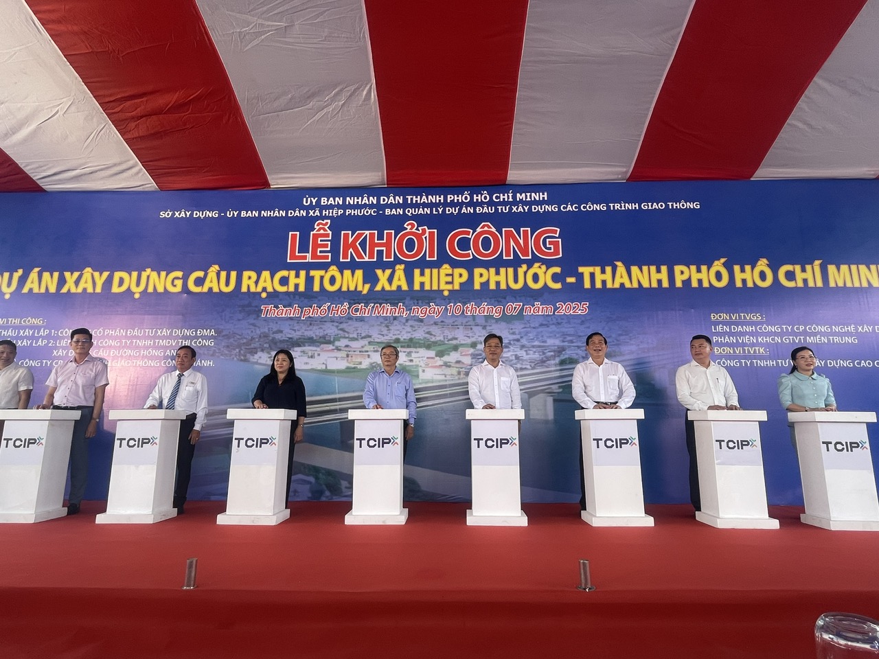 Cầu gần 500 tỉ đồng kết nối TP HCM với tỉnh T&acirc;y Ninh ch&iacute;nh thức khởi c&ocirc;ng- Ảnh 2.