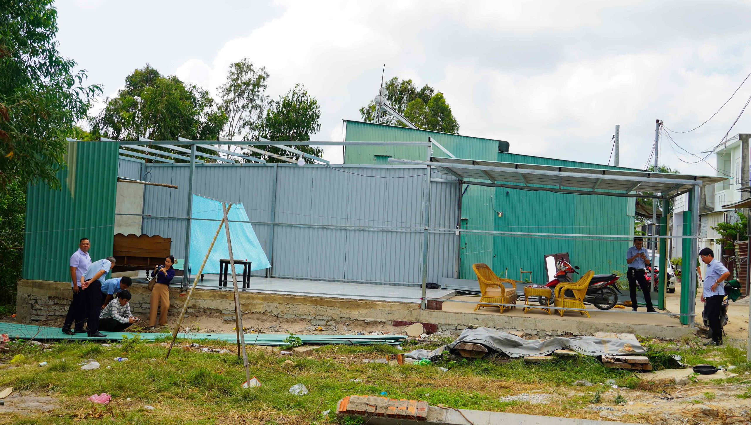 Công bố quyết định thanh tra công tác quản lý đất đai, trật tự xây dựng ở phường Phước Thắng- Ảnh 2.
