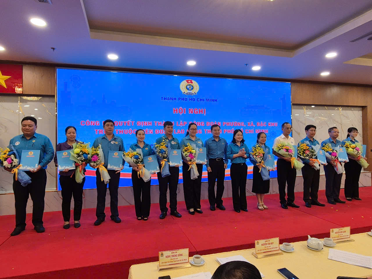 LĐLĐ TP HCM c&ocirc;ng bố quyết định th&agrave;nh lập C&ocirc;ng đo&agrave;n phường, x&atilde;, đặc khu- Ảnh 5.