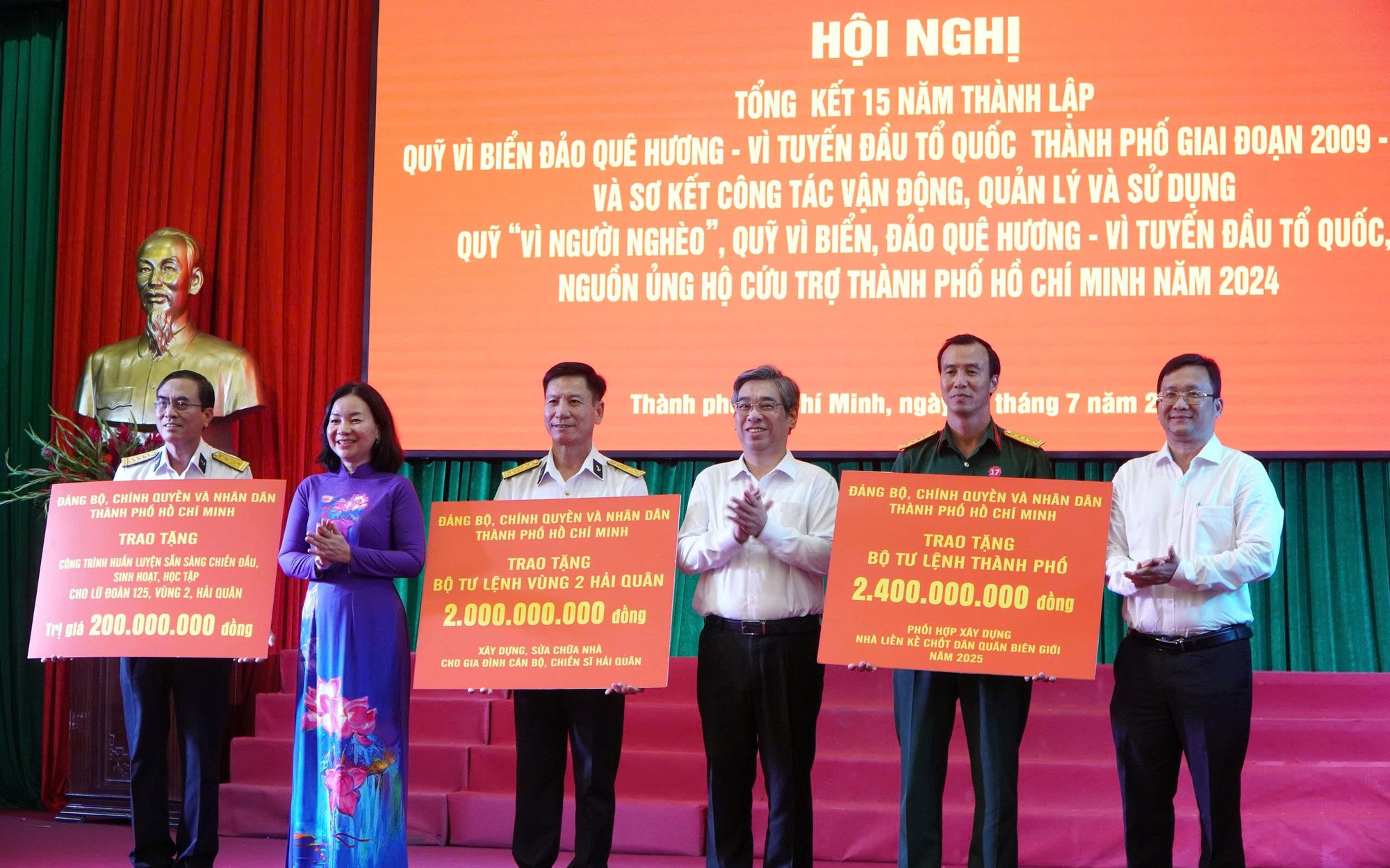 15 năm, Quỹ "Vì biển đảo quê hương – Vì tuyến đầu Tổ quốc" tiếp nhận hơn 552 tỉ đồng