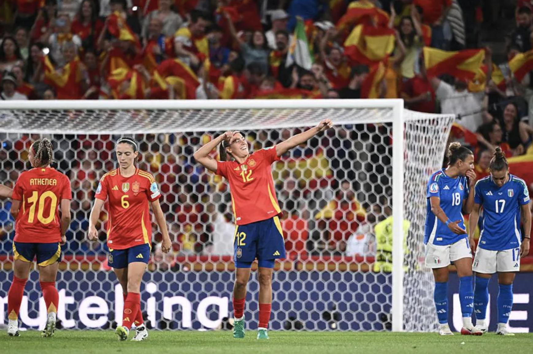 Tây Ban Nha toàn thắng, đồng hương Ronaldo chia tay sớm Euro nữ - Ảnh 5.