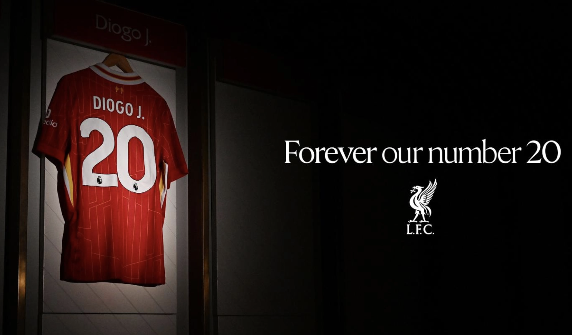 Liverpool treo vĩnh viễn &aacute;o đấu số 20 để tưởng nhớ Diogo Jota - Ảnh 1.