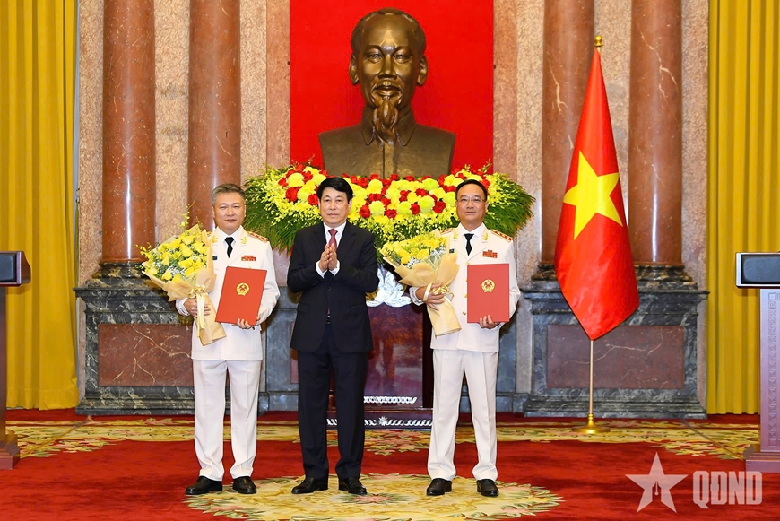 Chủ nhiệm Tổng cục Ch&iacute;nh trị QĐND Việt Nam Trịnh Văn Quyết được thăng qu&acirc;n h&agrave;m Đại tướng- Ảnh 3.