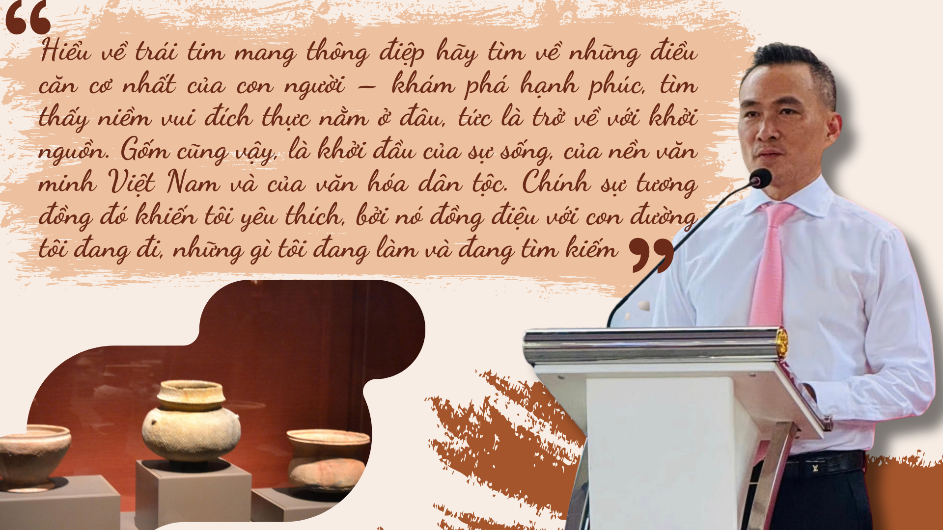 Diễn viên Chi Bảo tìm thấy sự kết nối từ gốm - Ảnh 4.