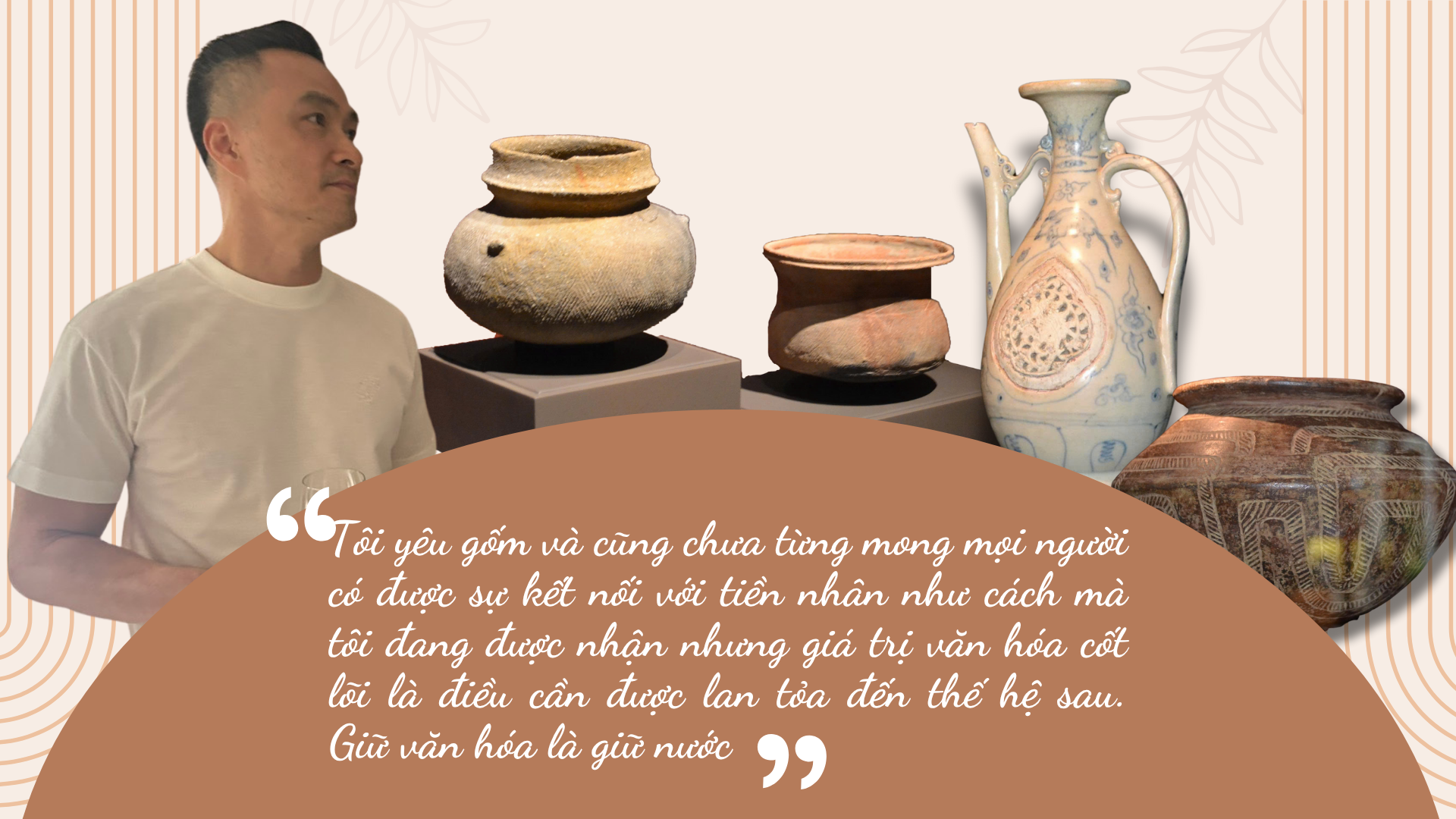 Diễn viên Chi Bảo tìm thấy sự kết nối từ gốm - Ảnh 9.