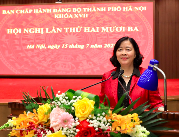 Hà Nội thống nhất phương hướng công tác nhân sự Đại hội đảng bộ lần thứ XVIII- Ảnh 1.