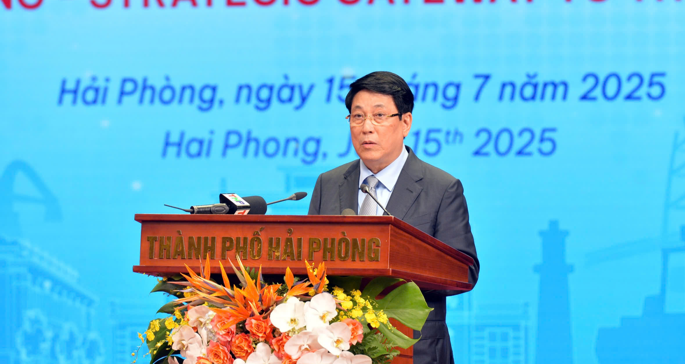 Chủ tịch nước Lương Cường dự hội nghị xúc tiến đầu tư tại Hải Phòng- Ảnh 3.
