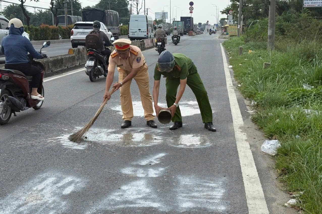 C&ocirc;ng an TP HCM th&ocirc;ng tin ch&iacute;nh thức vụ "bắn tốc độ"- Ảnh 1.