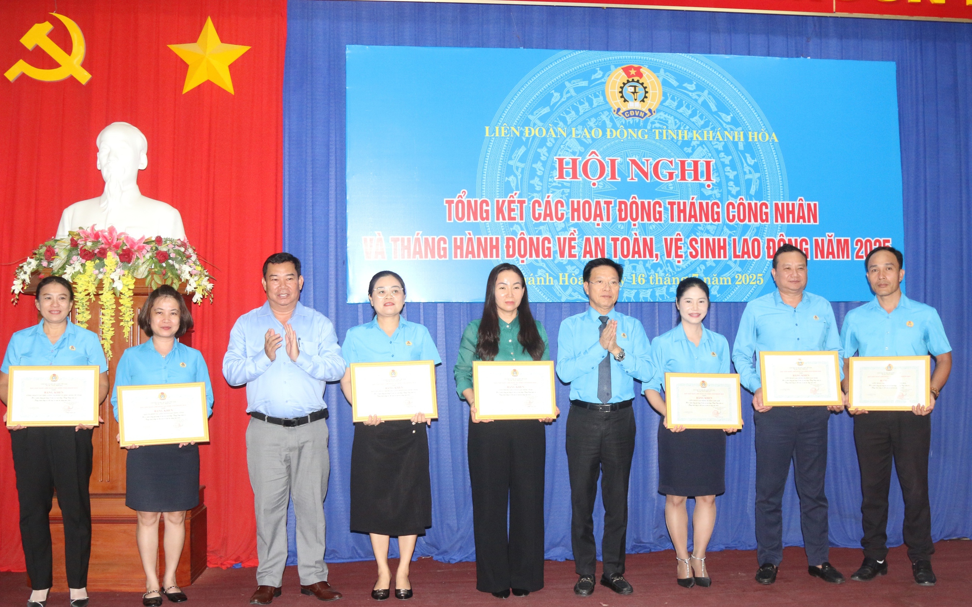 Khánh Hoà: Gần 7.200 ĐV-NLĐ được  chăm lo, hỗ trợ trong Tháng công nhân 2025