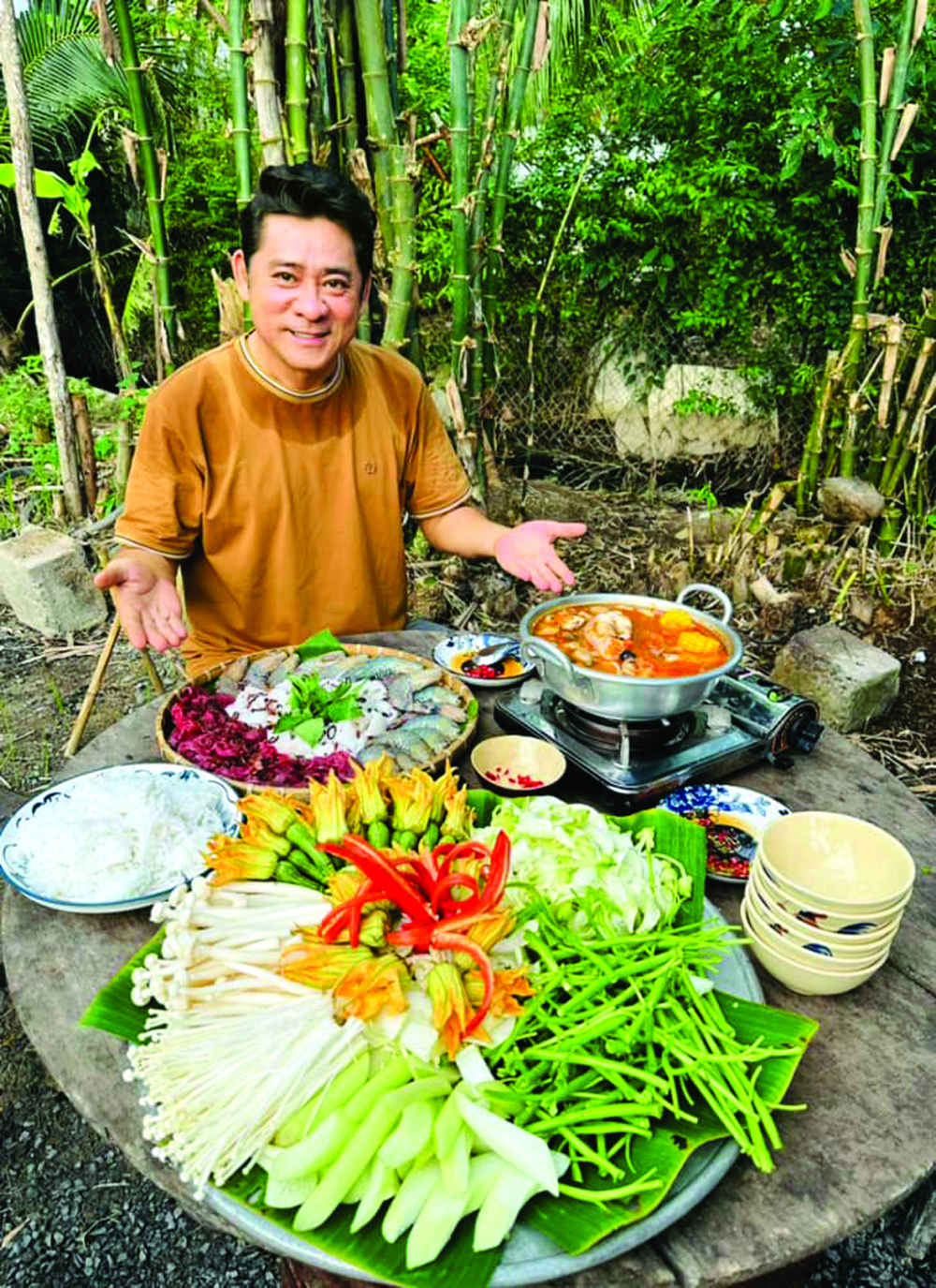 Huỳnh Anh Tuấn "vui thú điền viên" trước khi đột quỵ- Ảnh 1.